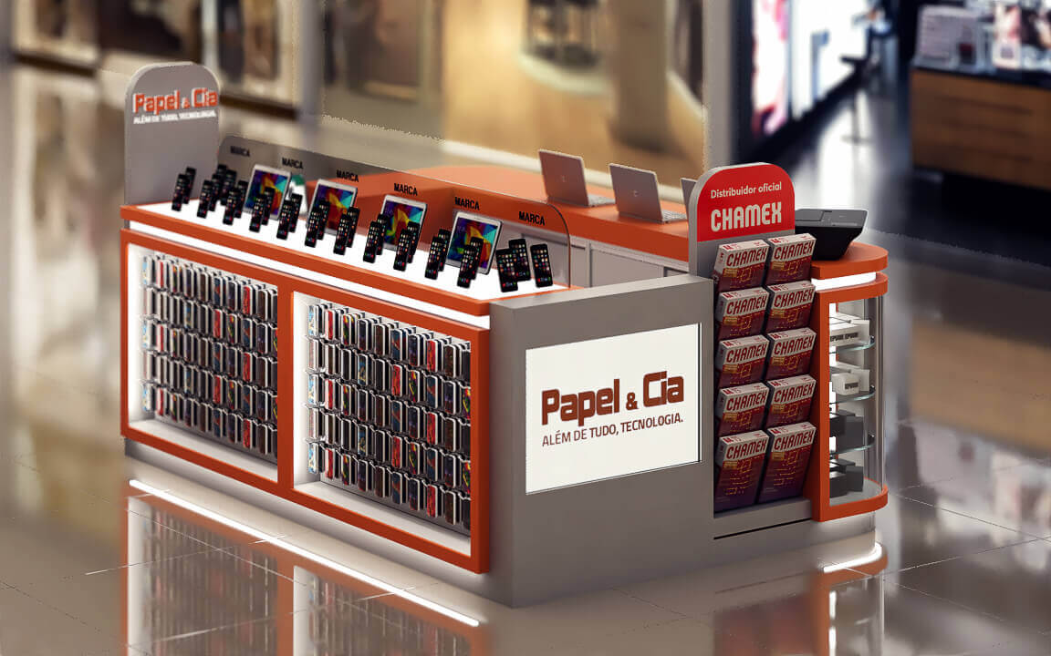 phone accessories kiosk 