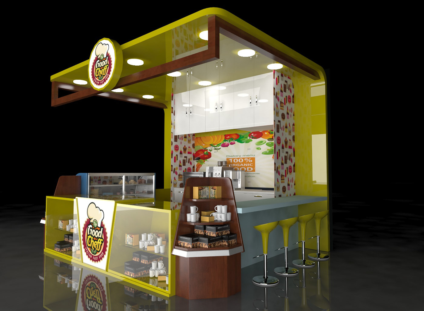New Custom Donut Kiosk