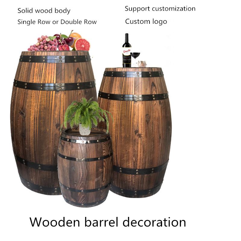Ant wooden barrel decoration