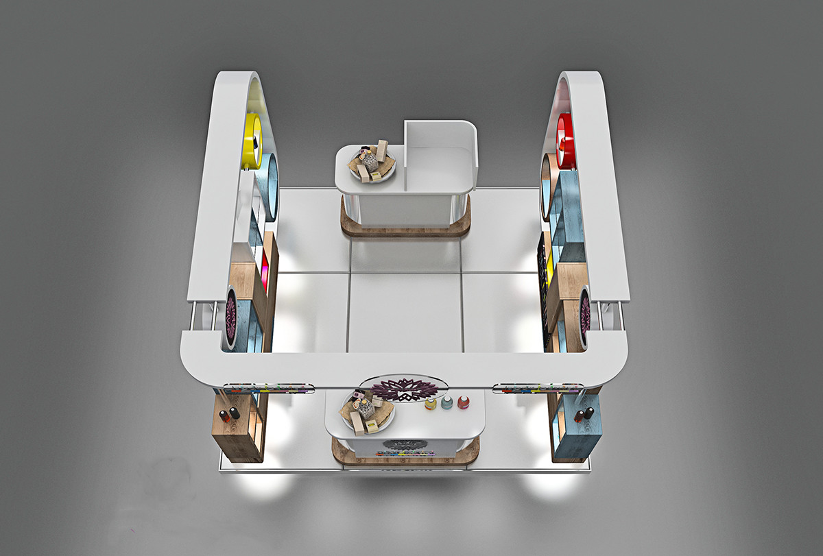 Unique Skincare Custom Kiosk