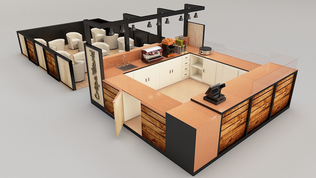 Crepe Retail Booth 