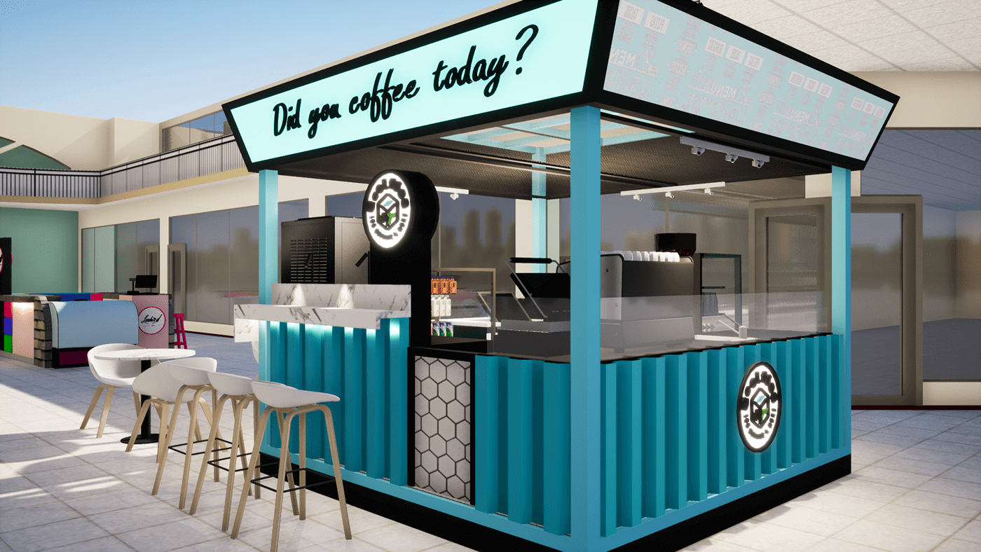outdoor coffee bar booth 