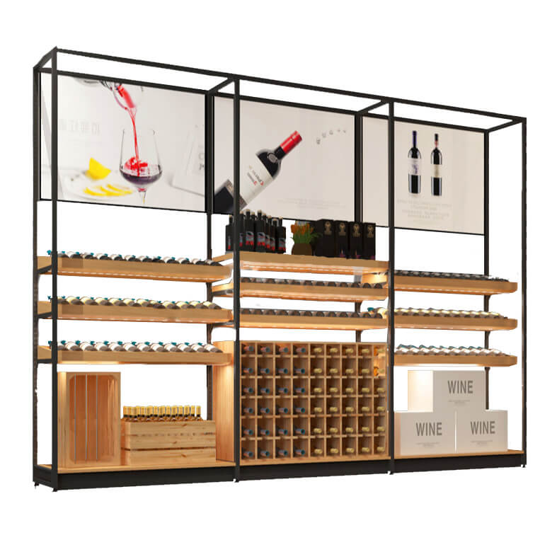 wine display case