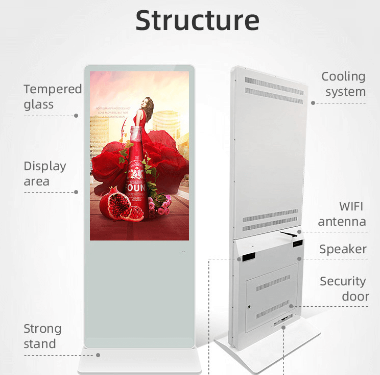 vertical display player