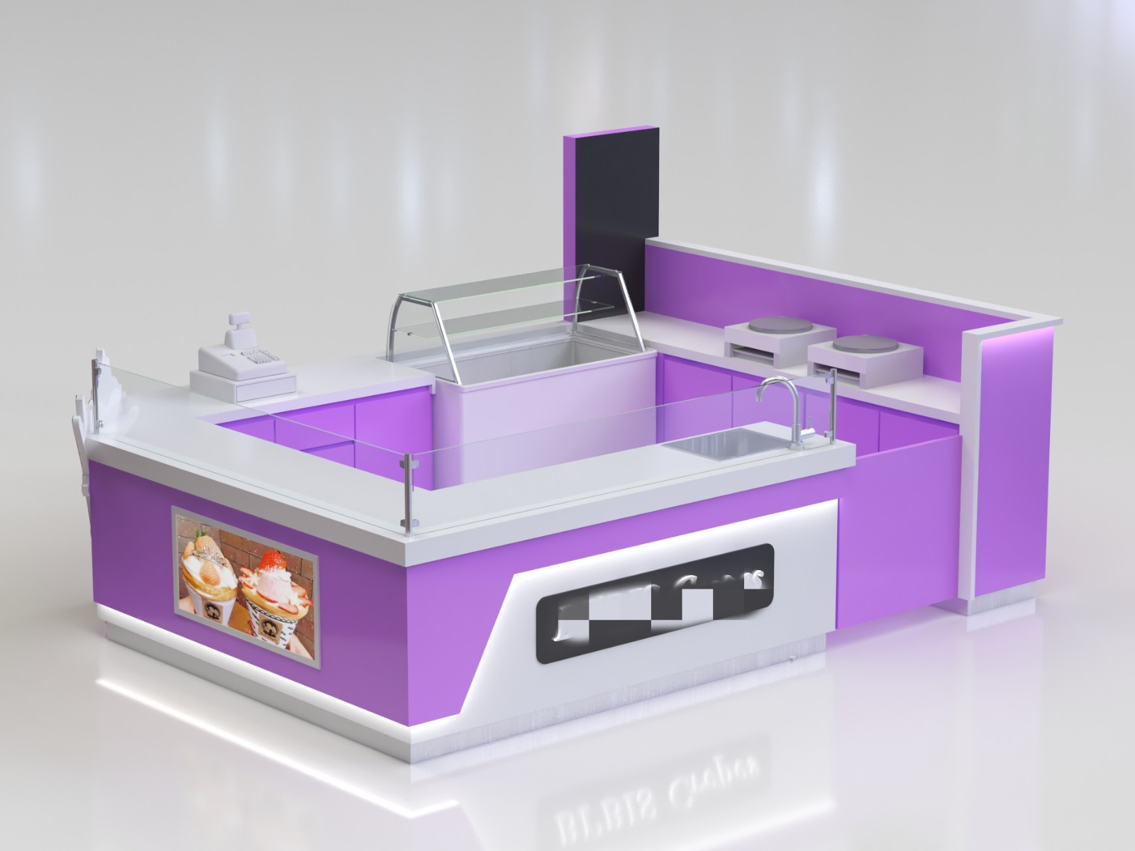 Crepe Food Kiosk