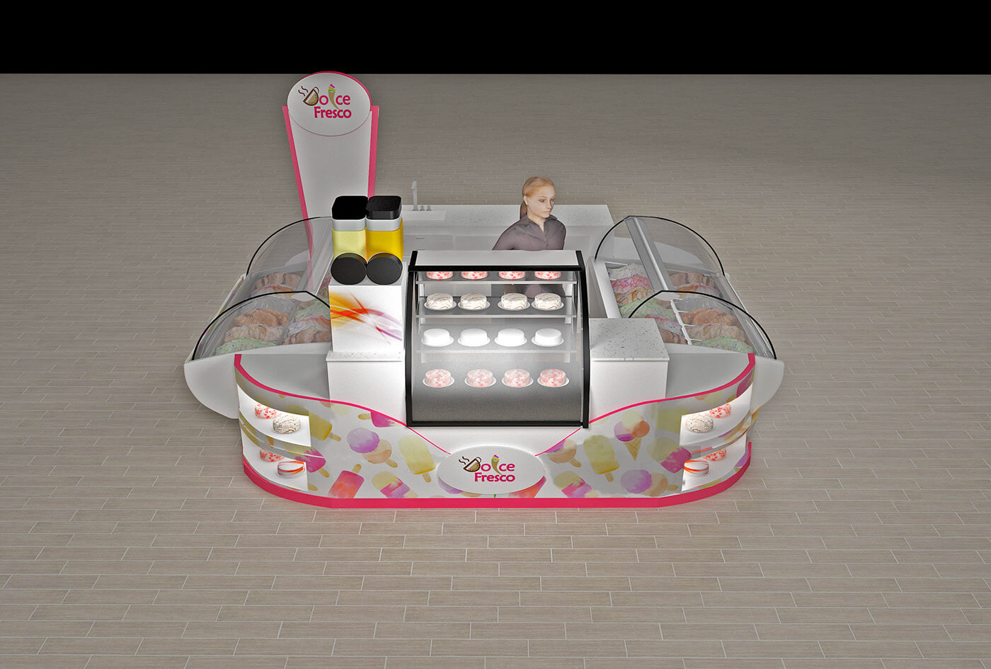 retail bakery booth 