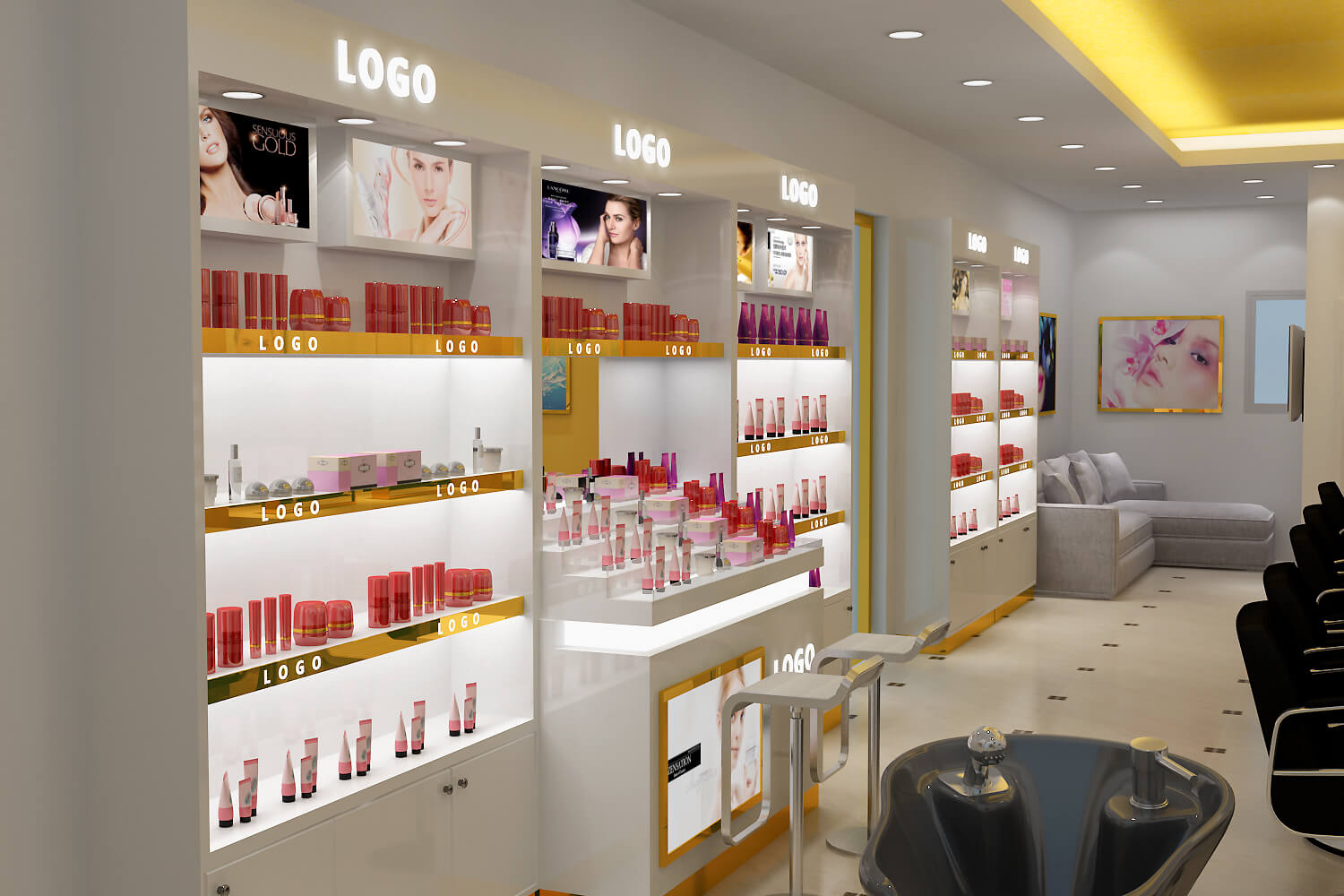 cosmetic display furniture