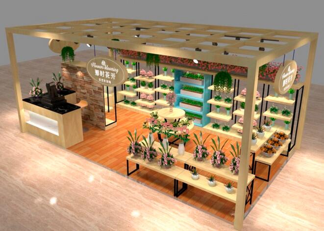 flower display kiosk