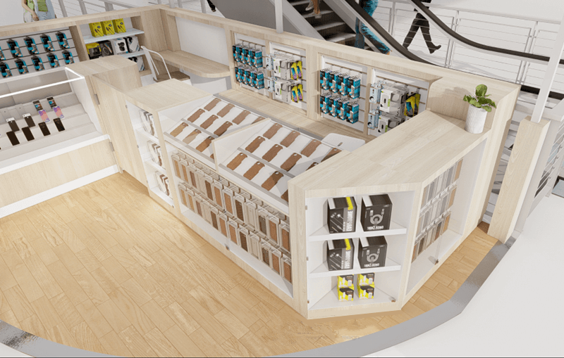 shopping mall kiosk design