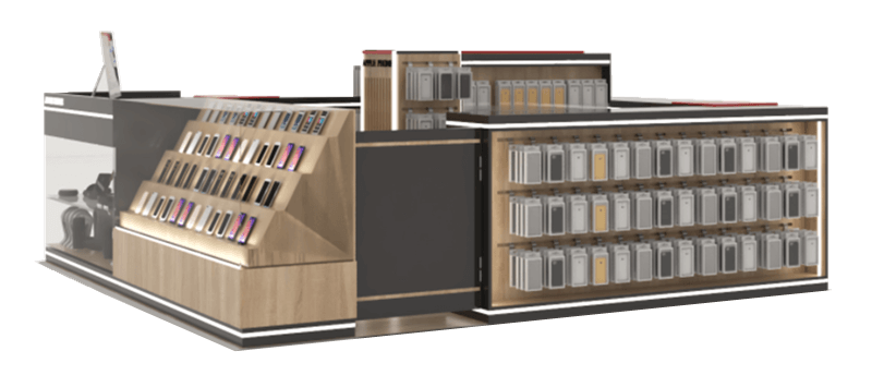 cellphone display cabinet