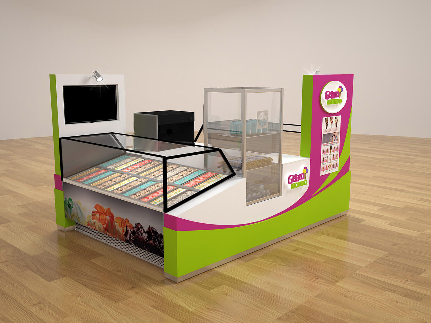 ice cream kiosk 