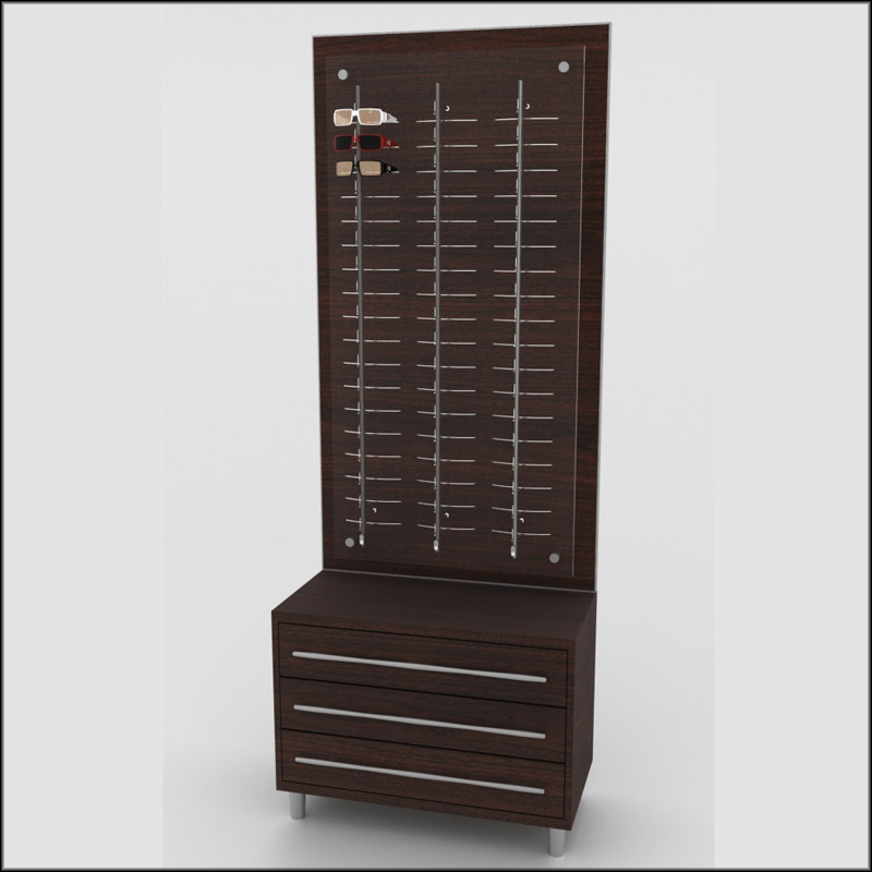 sunglasses display rack show