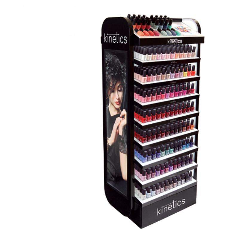 nail polish display counter	