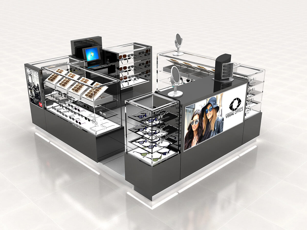 eyewear indoor kiosk