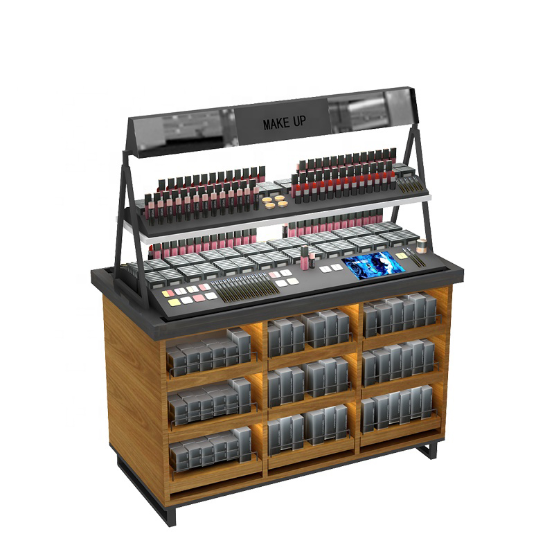 makeup display counter