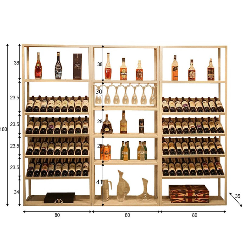 beer display showcase