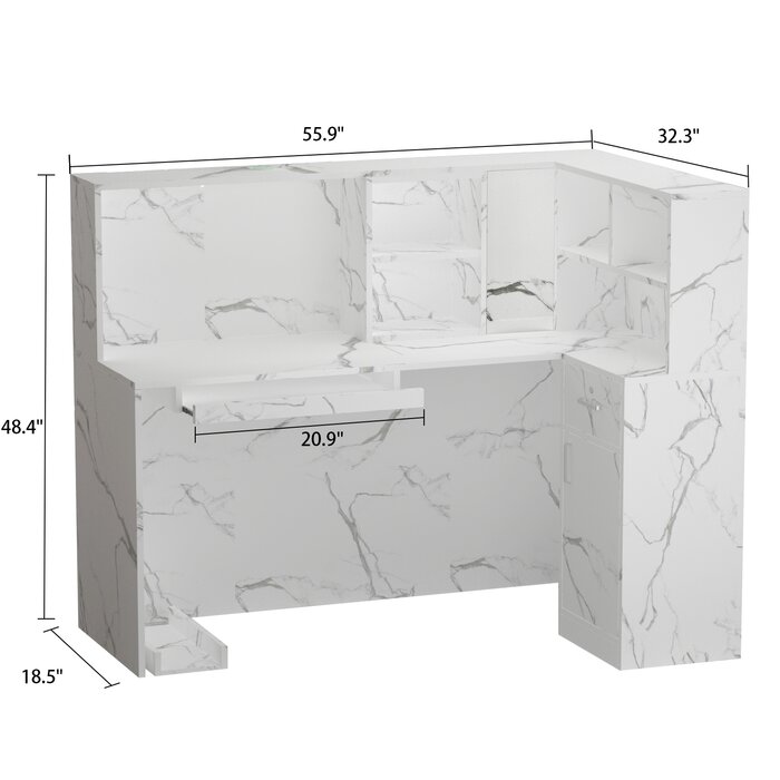 Ant Display tall reception desk