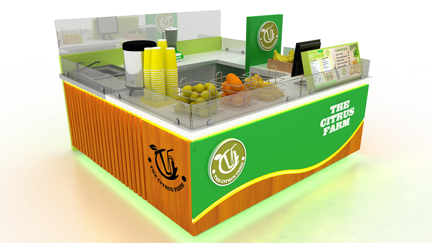 fresh juice booth 