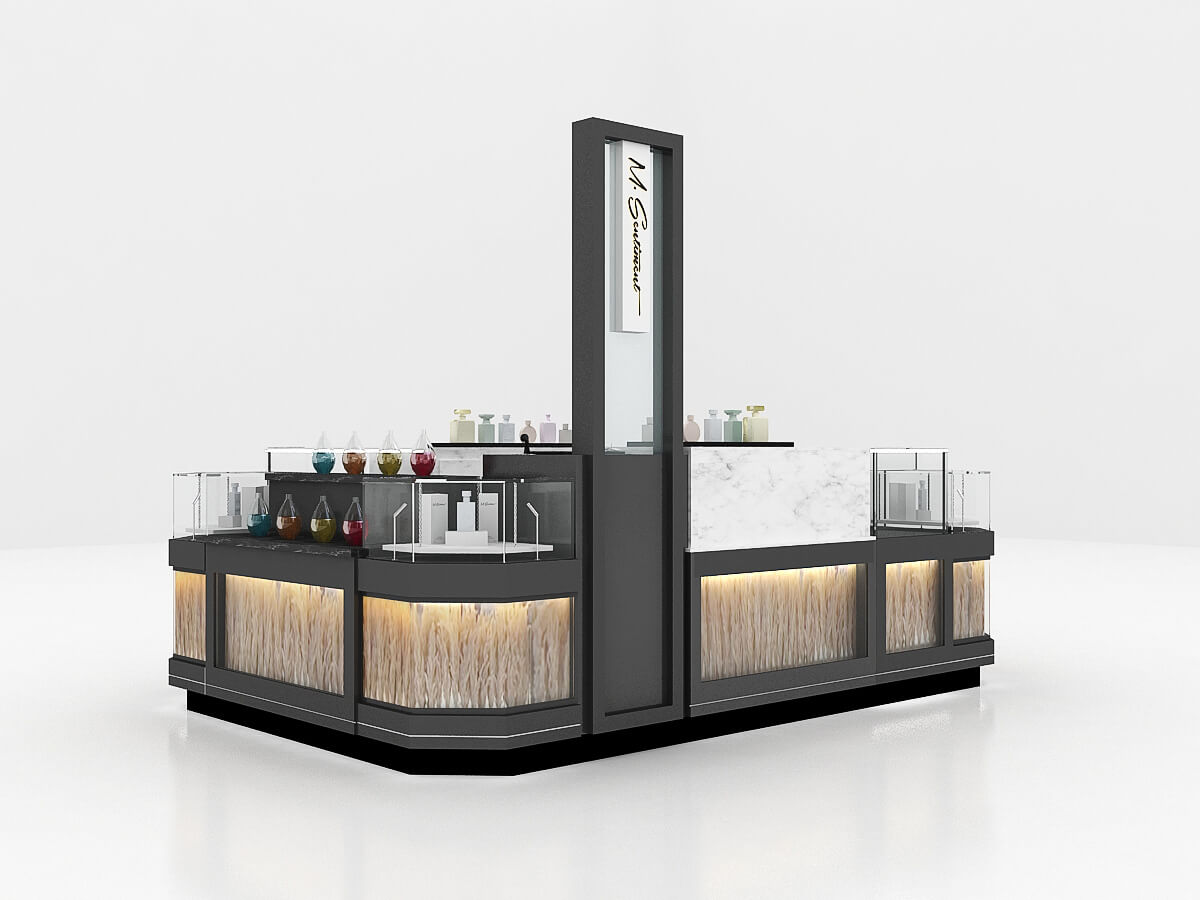 perfume display showcase 