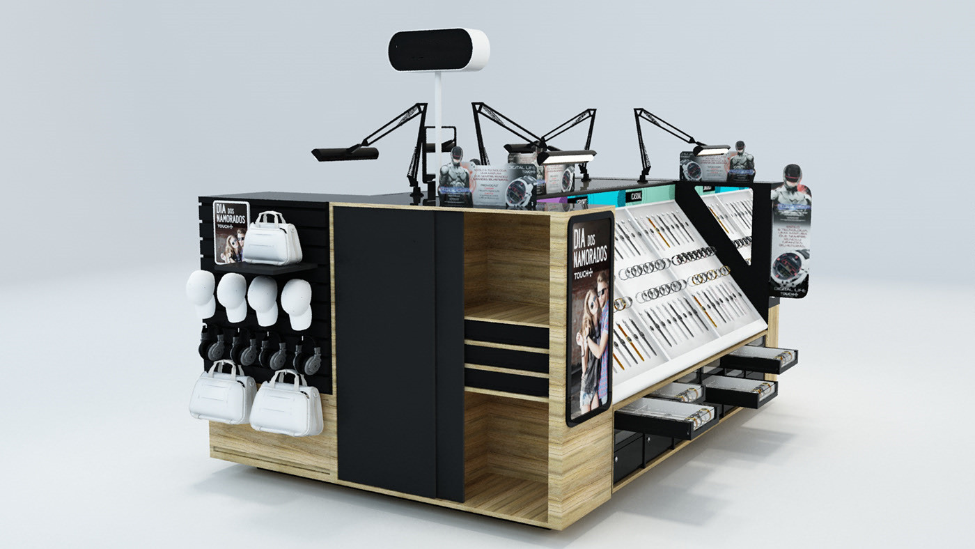 Retail Items Hats Kiosk