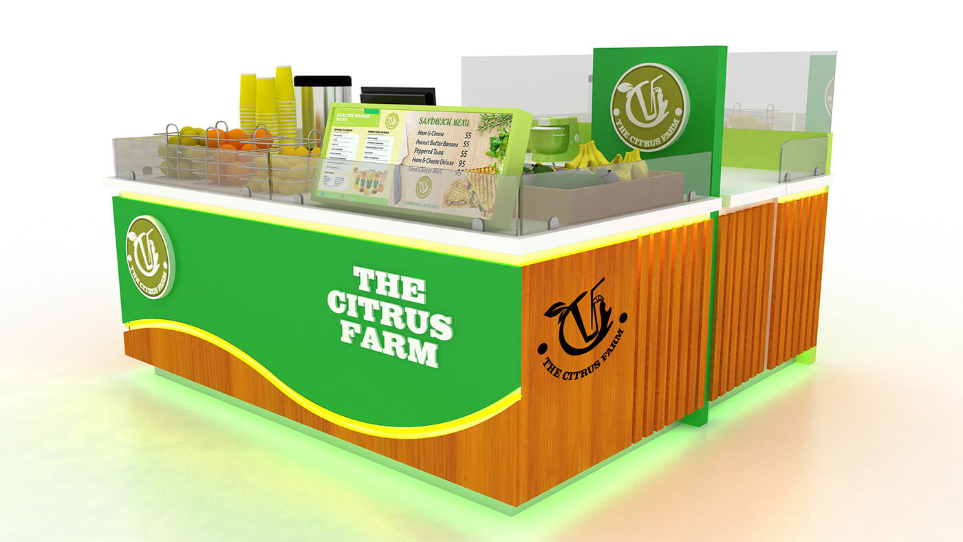 smoothie kiosk design 
