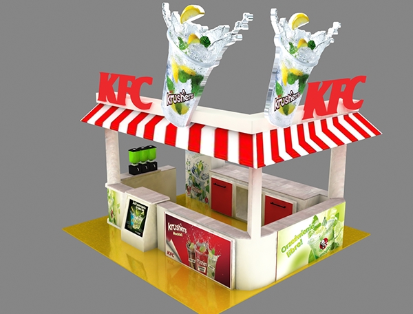 Juice Display Stand