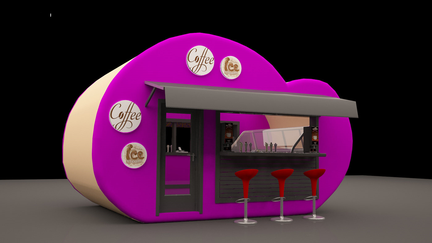 outdoor food kiosk