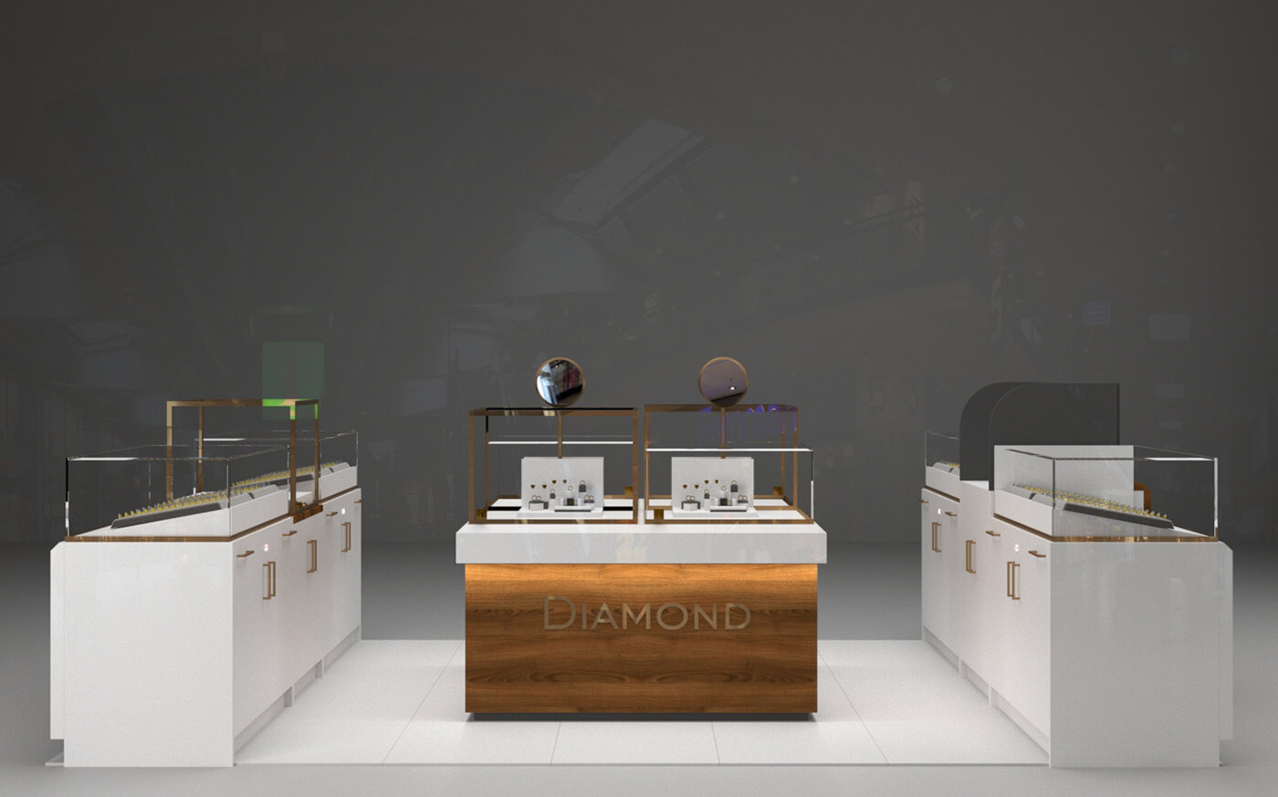 diamond display showcase 