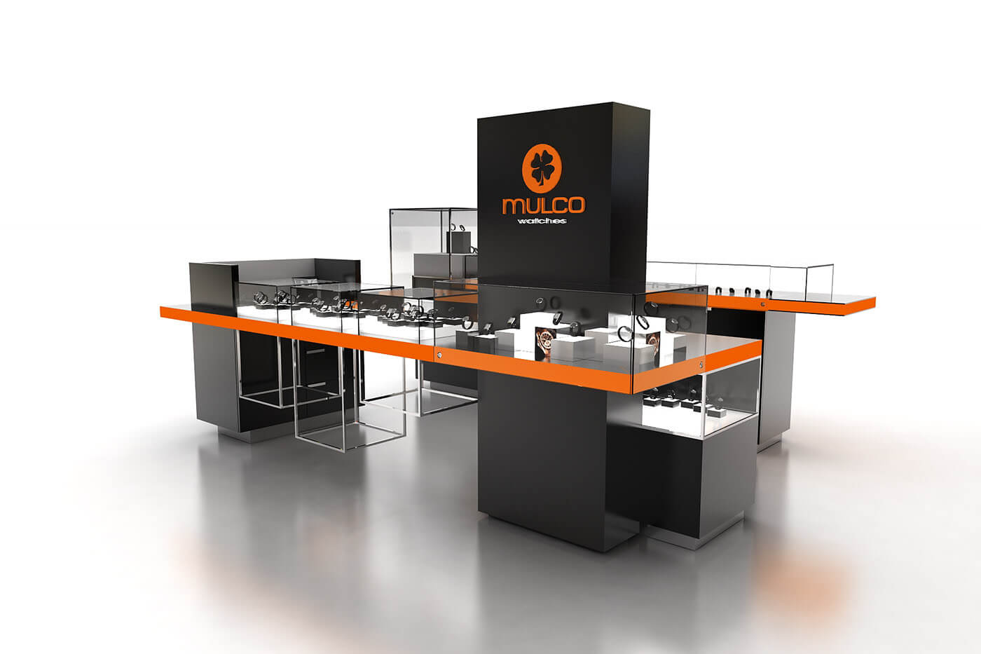 watches display kiosk 