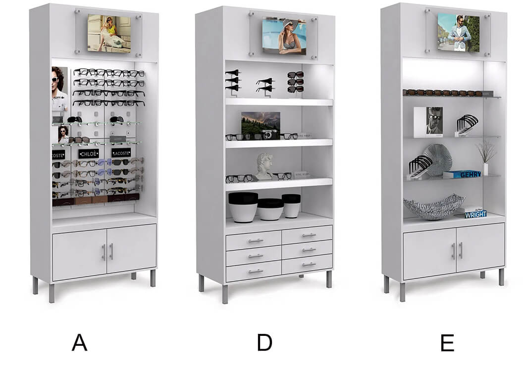 optical display case