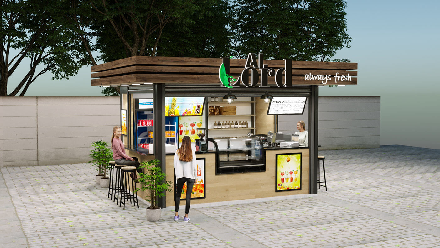 street food booth 