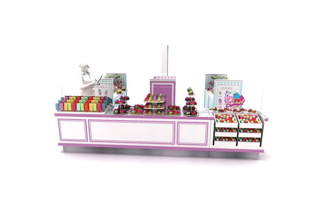 cupcake retail kiosk