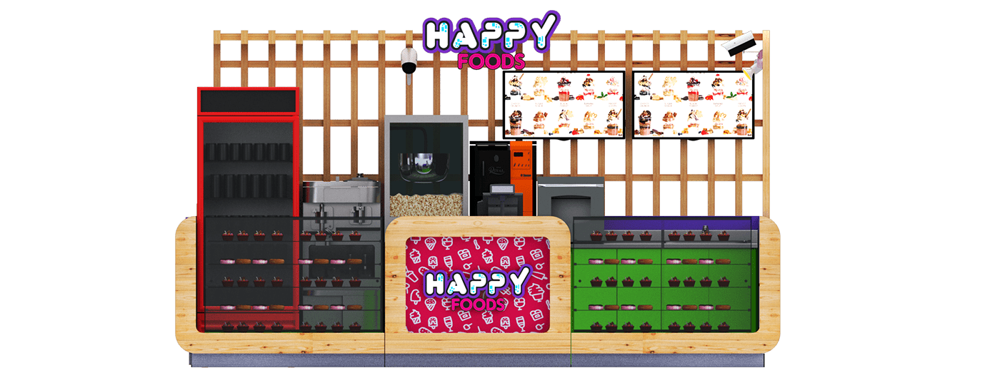 Cupcake Retail Kiosk