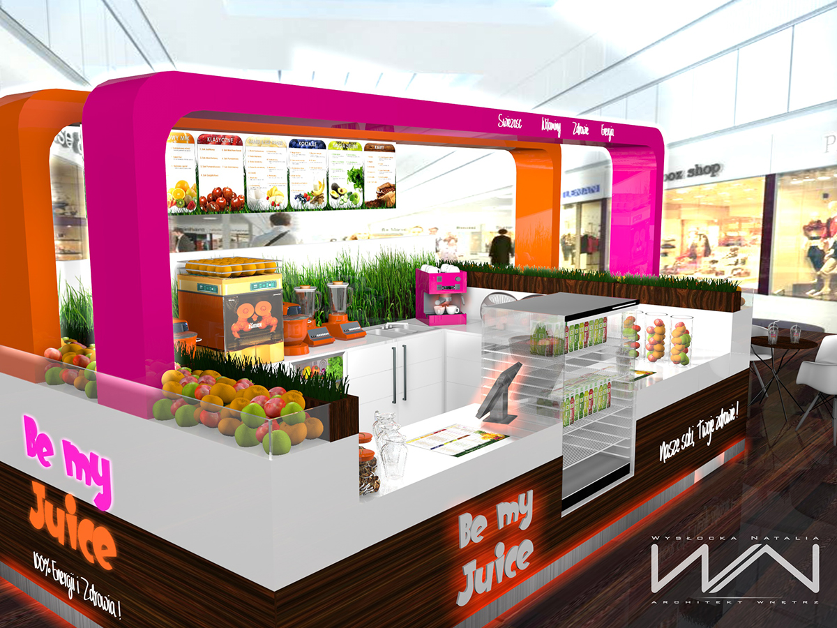 mall juice booth 