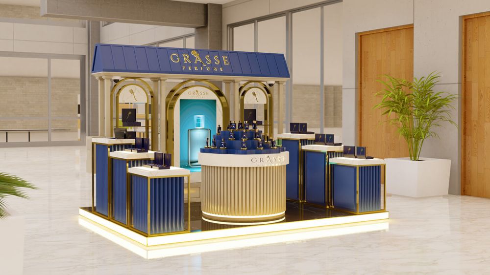 perfume kiosk