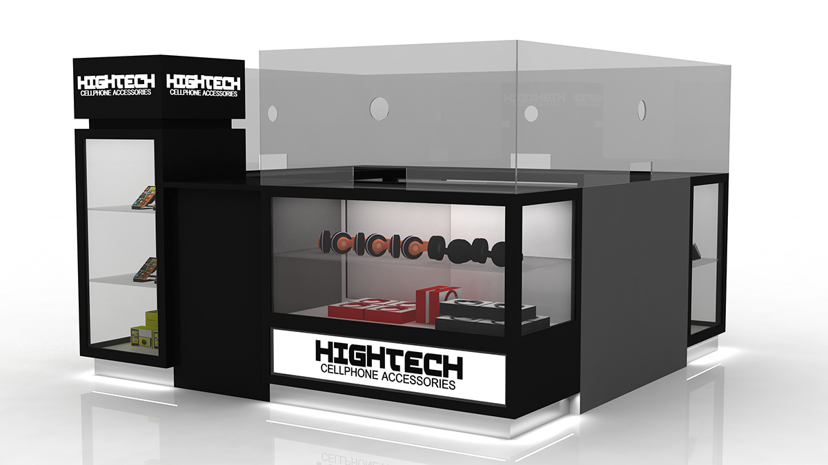 Cellphone Retail Display Counter
