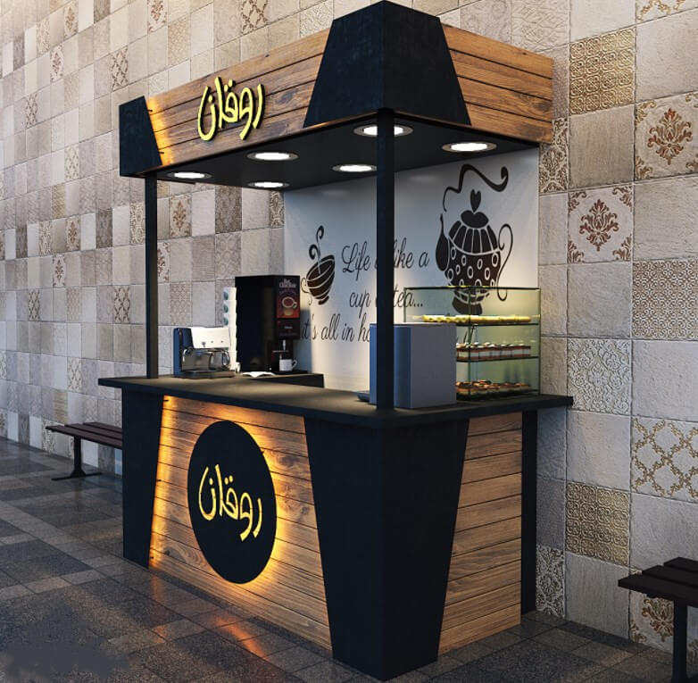 outdoor coffee kiosk 