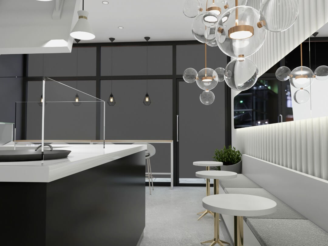 milk tea shop furniture