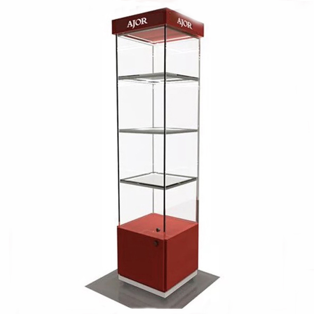glass display case