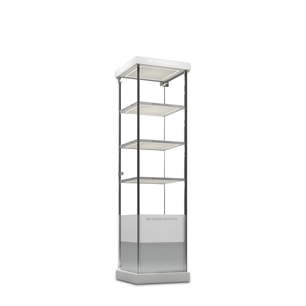 glass floor stand