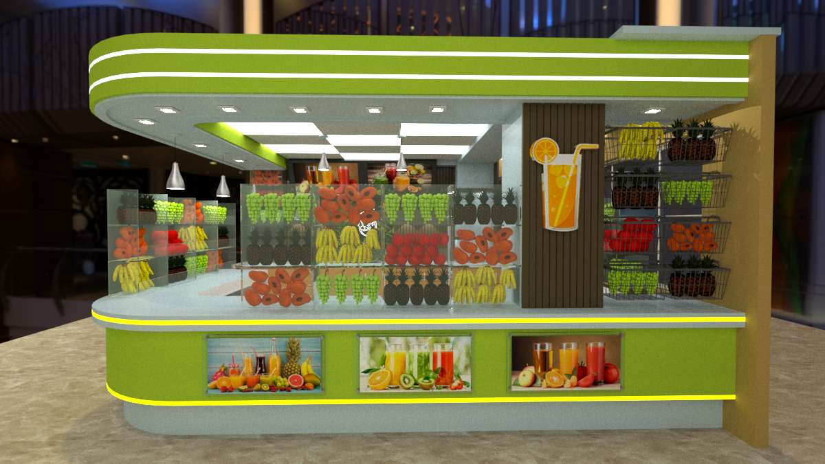 juice bar kiosk 