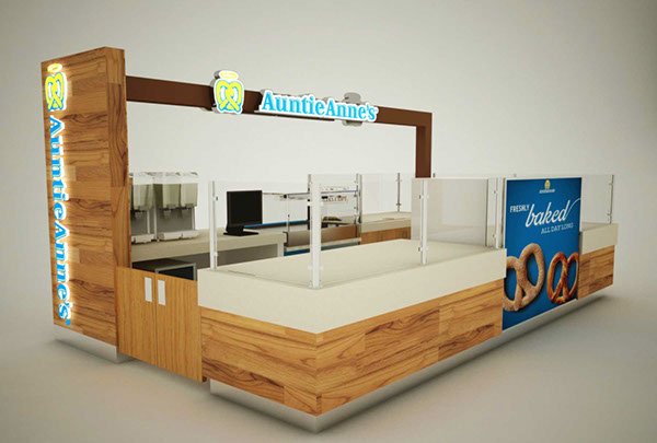 pretzel fast food booth