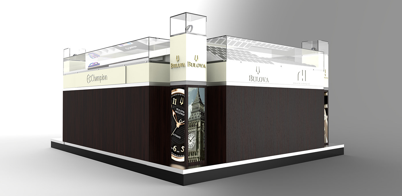 watch display counter