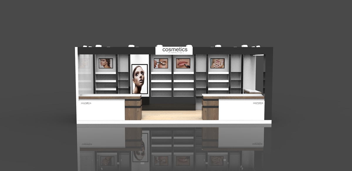 Ant Display Cosmetic Exhibition Fixtures 