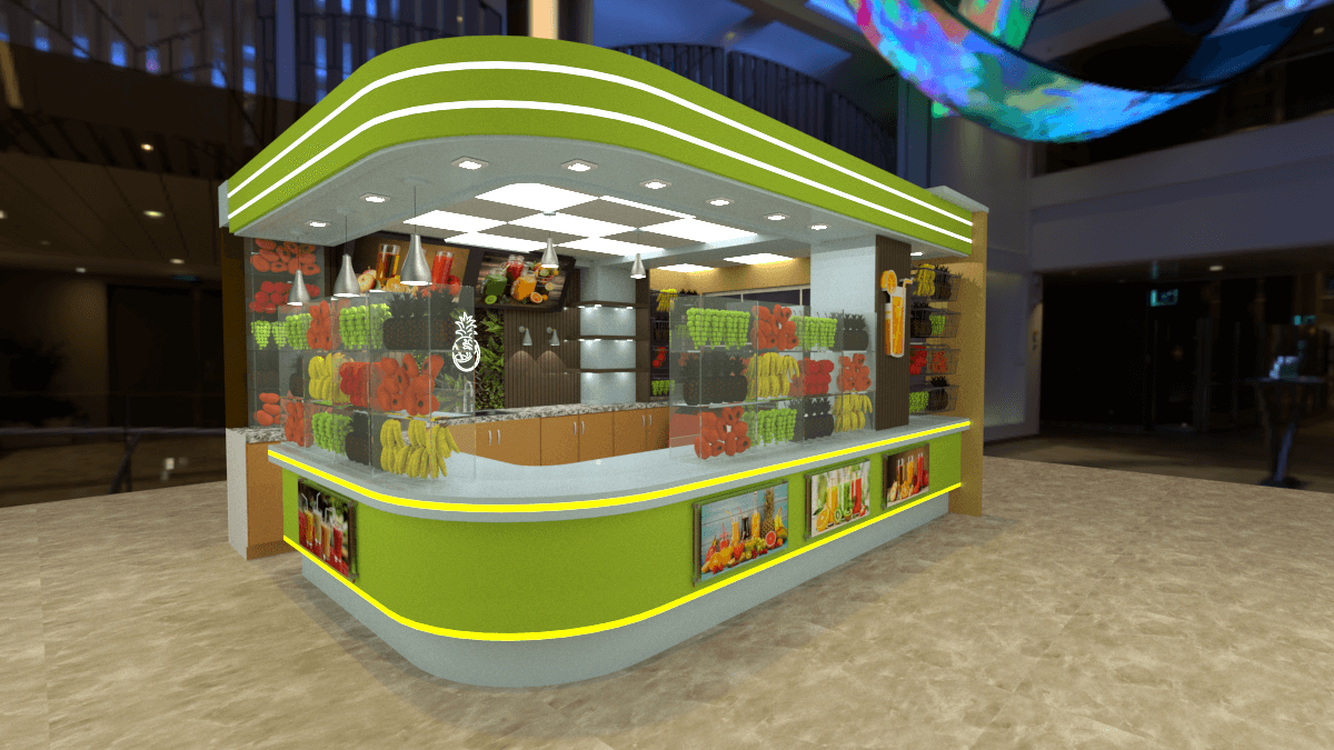 juice counter for sale 