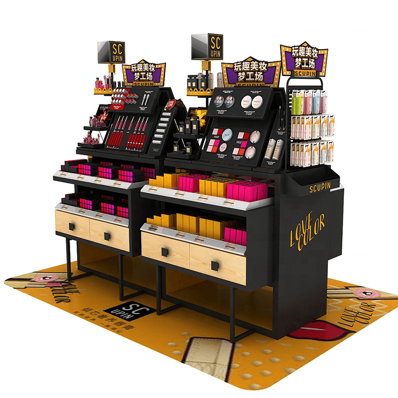 cosmetic display showcase