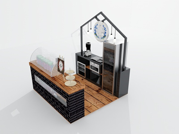  New Style Food Kiosk