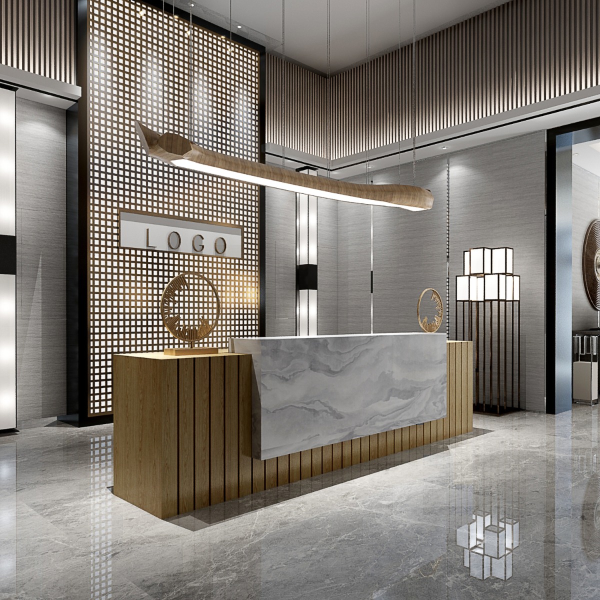 Hotel Reception Desk