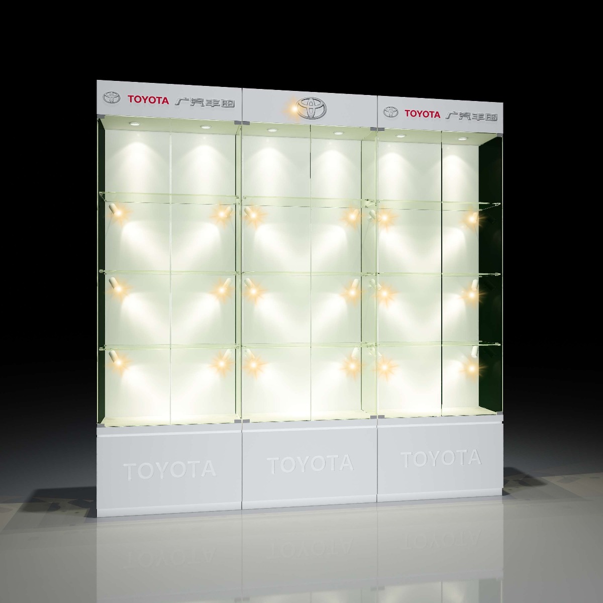 glass display cabient