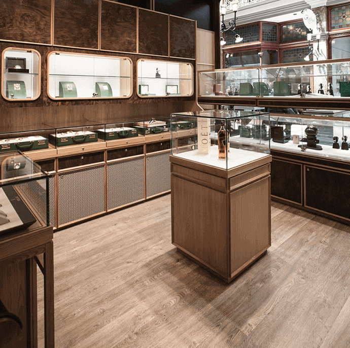 jewelry display showcase
